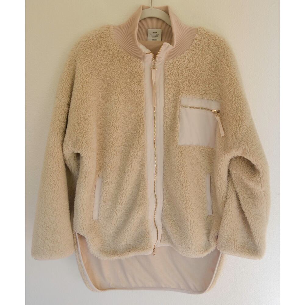 Varley Marney Oversized Fuzzy Jacket Size Medium - Picture 2 of 5